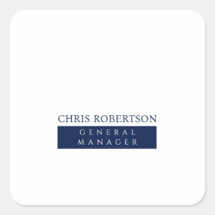 Adesivo Quadrado Moderno Minimalista Simples