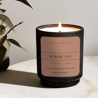 ADESIVO QUADRADO MODERNO MÍNIMO ELEGANTE SIMPLES TERRACOTA