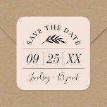 Adesivo Quadrado Moderno Russo Personalizado Salvar a Data<br><div class="desc">Autocolantes personalizados impressos para coordenar com nossos designs correspondentes Salvar o cartão com fotos de Data. Adicione sua data de casamento e nomes ou qualquer outro texto personalizado nesta design de tipografia moderna. Use as ferramentas de design para escolher qualquer cor de fundo, adicionar fotos, personalizar o texto, fontes e...</div>