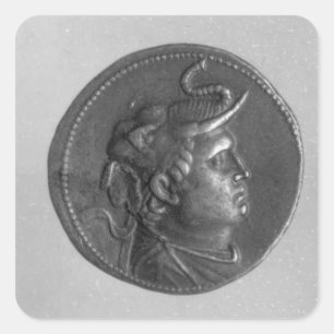 Adesivo Quadrado Moeda minted por Ptolemy mim