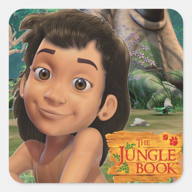 Adesivo Quadrado Mogli 4 (Frente)