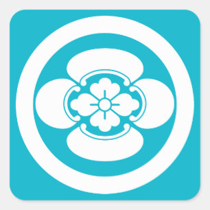 Adesivo Quadrado Mokko em um círculo