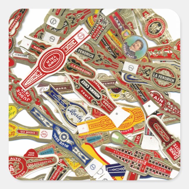 Adesivo Quadrado Molas para Anel de Cigarros (Frente)