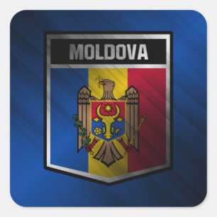 Adesivo Quadrado Moldávia