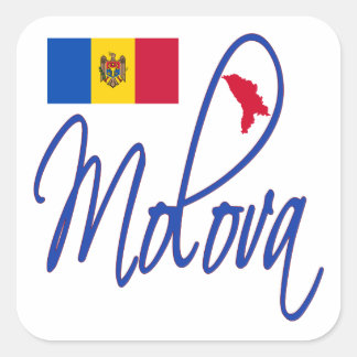Adesivo Quadrado Moldávia
