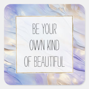 Adesivo Quadrado Molho Azul Roxo Dourado