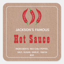 Molho Quente Homemade | Papel Kraft Chili Sauce