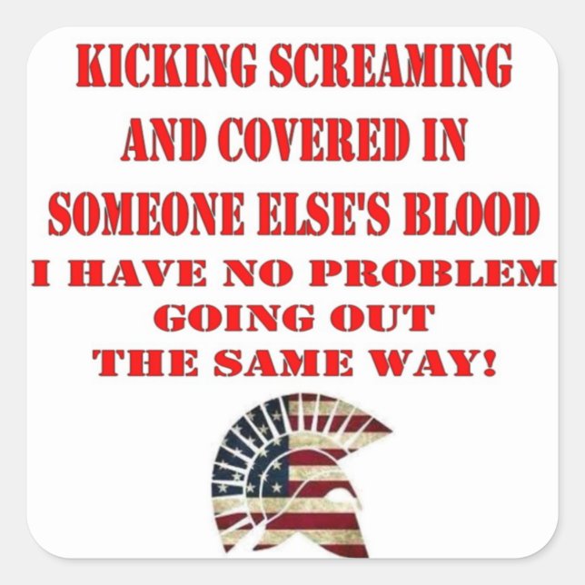 ADESIVO QUADRADO MOLON LABE (Frente)