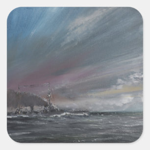 Adesivo Quadrado Moltke Jutland 1916. 2014