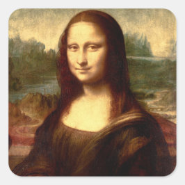 Adesivo Quadrado Mona Lisa