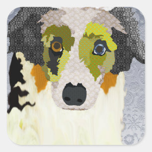 Adesivo Quadrado Mona Sticker