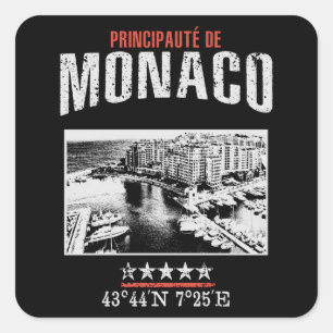 Adesivo Quadrado Mônaco