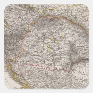 Adesivo Quadrado Monarquia Austro-Húngara