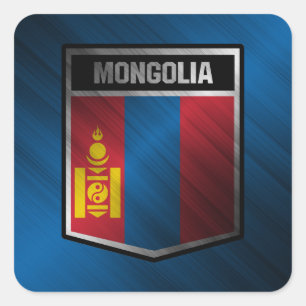 Adesivo Quadrado Mongólia