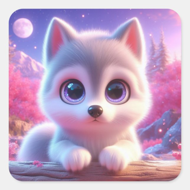 Adesivo Quadrado "Monica" (Frente)