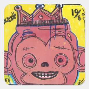 Adesivo Quadrado MonKIng