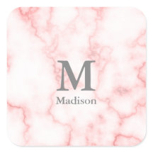 Monograma e Nome da Cinza Personalizada no Mármore