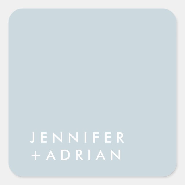 Adesivo Quadrado monograma,nome, (Frente)