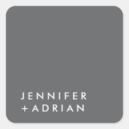 Adesivo Quadrado monograma,nome,