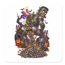 Monstro Mecânico de Halloween Defecando Porcas e P
