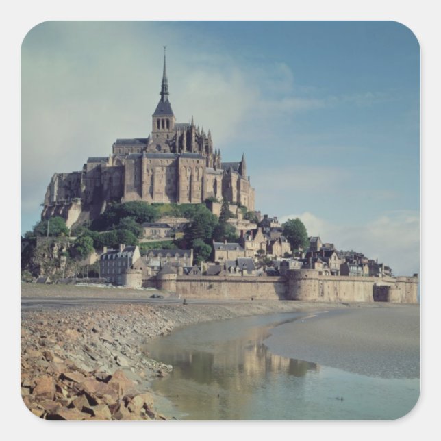 Adesivo Quadrado Mont Santo-Michel (Frente)