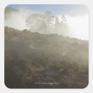 Adesivo Quadrado Montagem Haleakala, Maui, Havaí, EUA