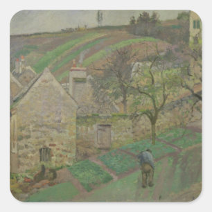 Adesivo Quadrado Montanhês do eremitério, Pont de Camille Pissarr