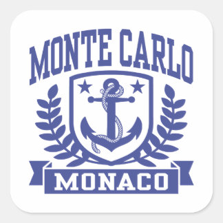 Adesivo Quadrado Monte Carlo Mônaco