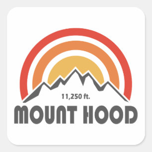 Adesivo Quadrado Monte Hood