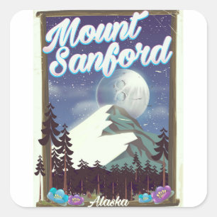 Adesivo Quadrado Monte Sanford Alasca