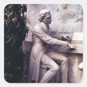 Adesivo Quadrado Monumento a Frederic Chopin