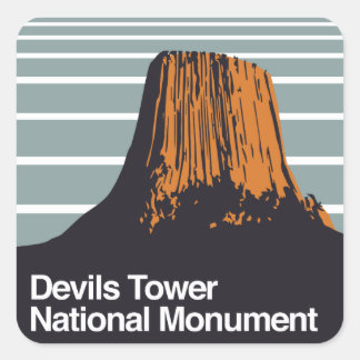 Adesivo Quadrado Monumento Nacional da Torre Devils