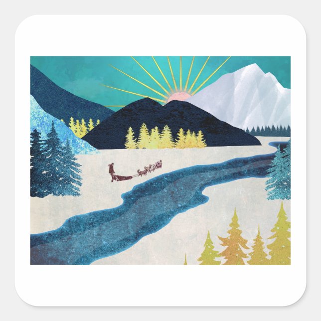 Adesivo Quadrado Morning Musher (Frente)