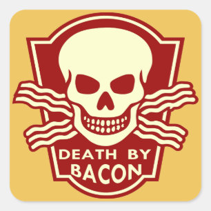 Adesivo Quadrado Morte Por Bacon 02