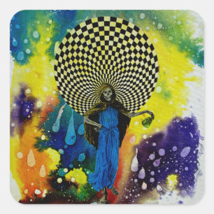 Adesivo Quadrado Morte por Michael Moffa