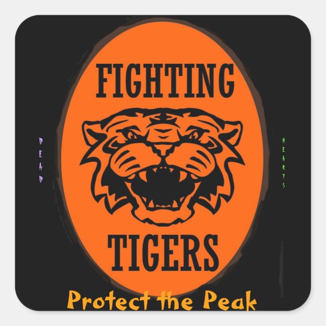 ADESIVO QUADRADO MORTO CORAÇÃO (Frente)