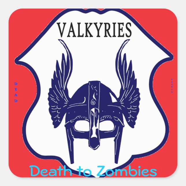 Adesivo Quadrado Mortos (Frente)