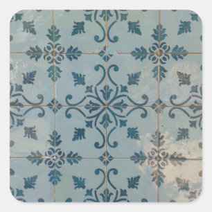 Adesivo Quadrado Mosaicos do vintage de Portugal