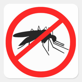 Adesivo Quadrado Mosquito