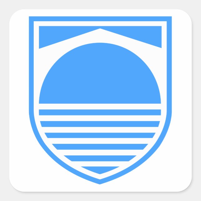 Adesivo Quadrado Mostar Casaco de Braços (Frente)