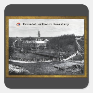 Adesivo Quadrado MOSTEIROS SÉRVIOS - Mosteiro Krušedol 2