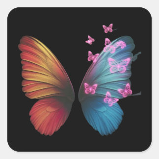 Adesivo Quadrado Mostra a beleza