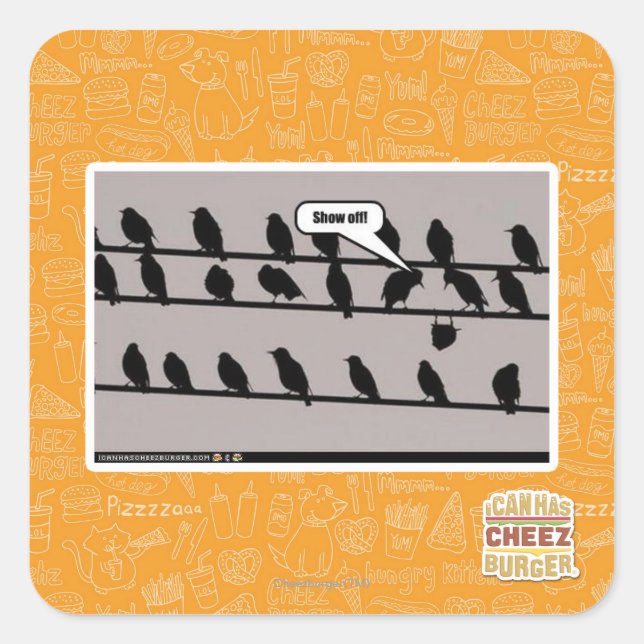 Adesivo Quadrado Mostre-se! (Frente)