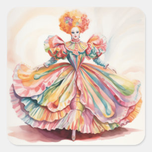 Adesivo Quadrado MOTHER GINGER Ballet Quebra-Nozes