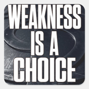 Adesivo Quadrado Motivação de Workout de Gym de Construção de Porme