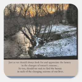 Adesivo Quadrado Motivos de nossas Vidas Inspiracionais