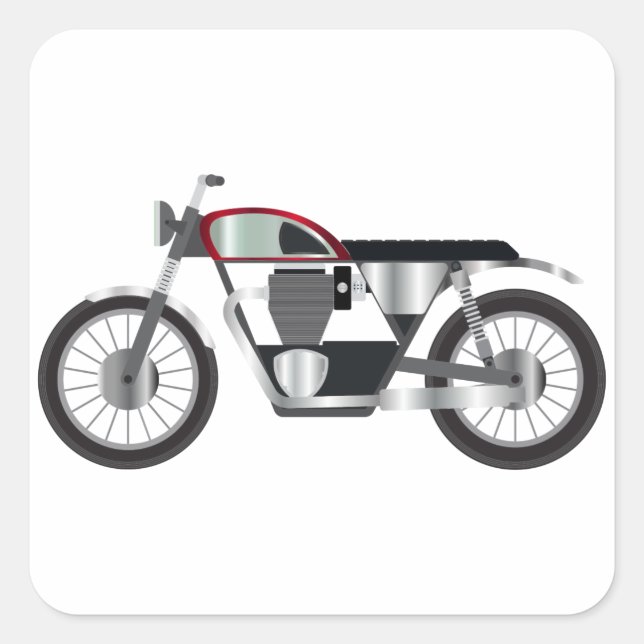Adesivo Quadrado Motocicleta (Frente)