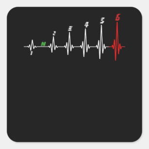 Adesivo Quadrado Motocross de bicicleta de velocidade de batimento 