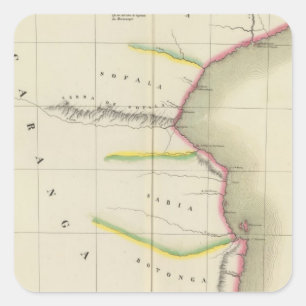 Adesivo Quadrado Mozambique, Zimbabwe 49