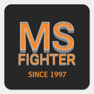 Adesivo Quadrado MS Fighter